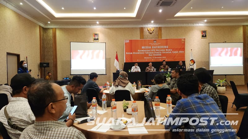 Media Gathering, KPU Kota Mojokerto Sosialisasikan Pendaftaran PPK dan PPS