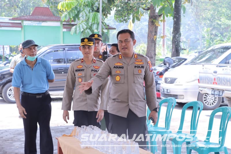 Apel Pergeseran Pasukan Pengamanan Pilkades Serentak di Wilayah Kabupaten Kediri
