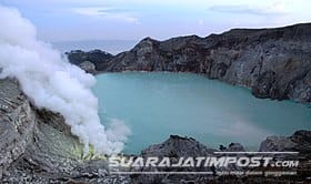 Aktivitas Vulkanik Gunung Ijen Meningkat, Wisata dan Penambangan Tak Terganggu