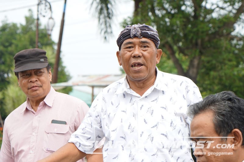 Ketua DPRD Kota Mojokerto, Sunarto saat melakukan sidak