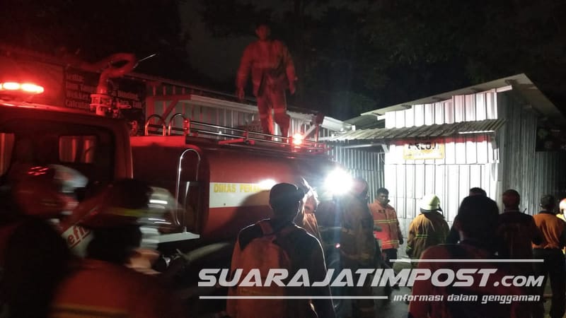 Kerugian Kebakaran Pasar Reloksasi Kota Batu di Taksir Lebih Dari Rp 250 Juta