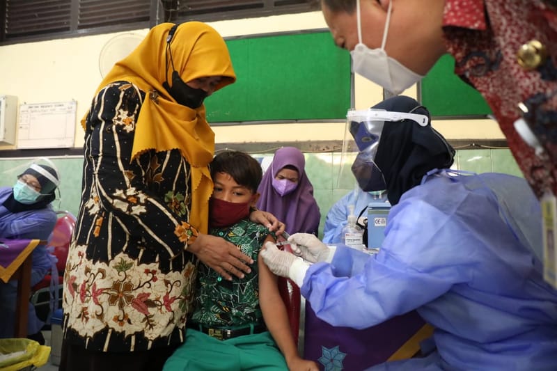 Pemkab Sidoarjo Kebut Vaksinasi Covid-19 Untuk Anak-Anak