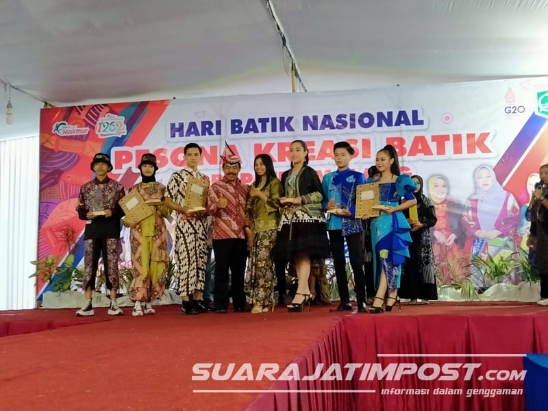 Angkat Motif Batik Bambu Khas Turen, SMKN 1 Turen Sabet Juara 3 Ajang Kreasi Batik Kabupaten Malang