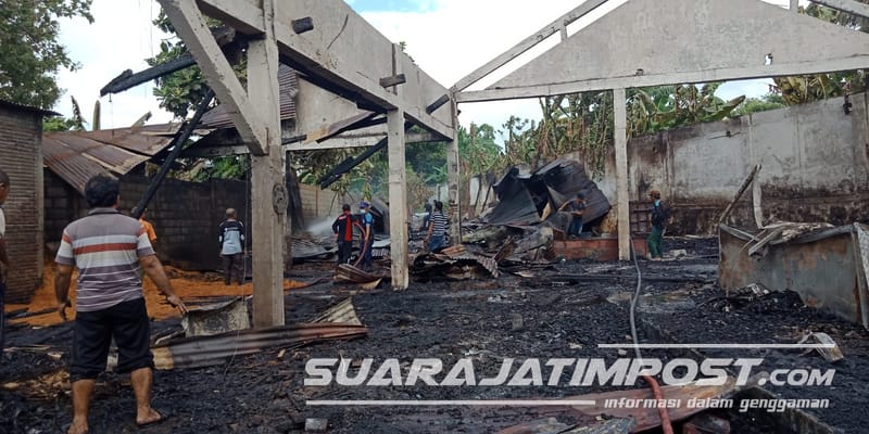 Pabrik Pengolahan Kayu Jati di Banyuwangi Ludes Terbakar, Kerugian Rp 1 M