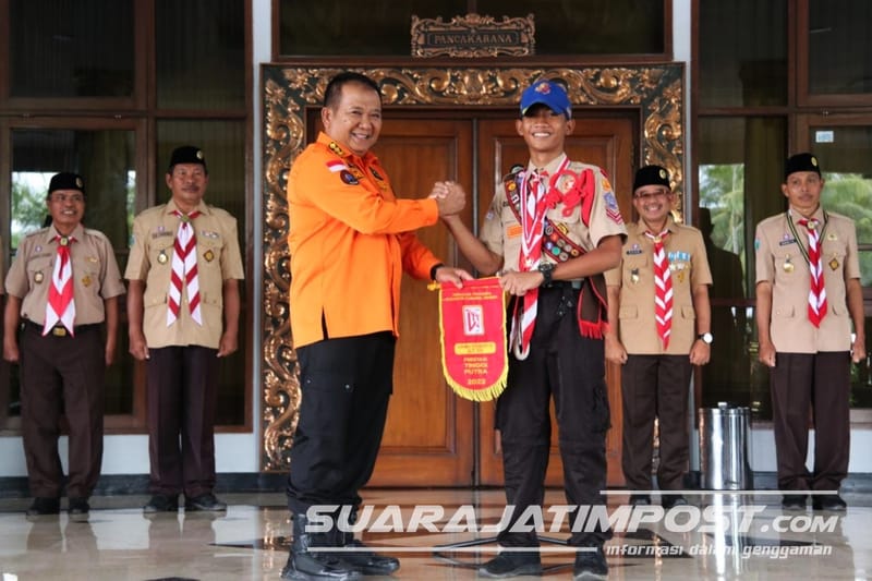 Ikuti Lomba Tingkat Penggalang IV Jawa Timur, Bupati Jember Berikan Motivasi Pada Peserta