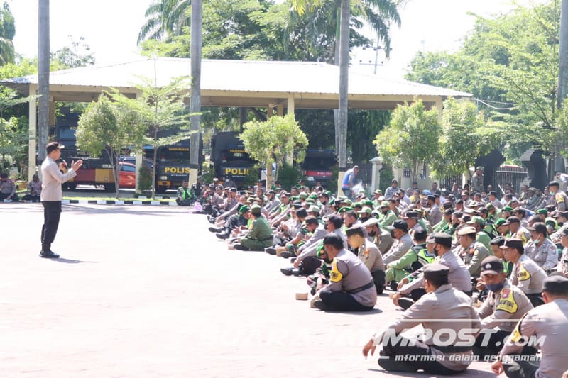 Ratusan Personel, Disiapkan Untuk Pengamanan Pilkades PAW di Nganjuk 