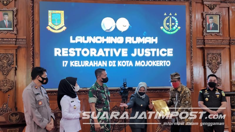 Peluncuran Rumah Restorative Justice di 17 Kelurahan Kota Mojokerto