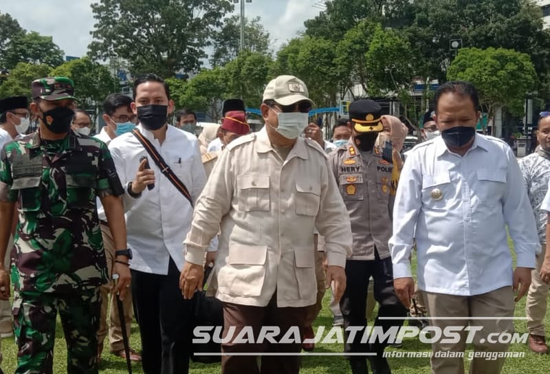 Meski Singkat, Bupati Jember Senang Dikunjungi Menhan Prabowo