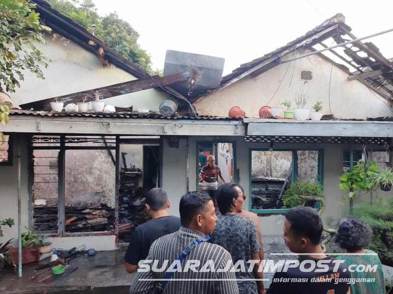 Dua Rumah Warga Situbondo Hangus Terbakar, Kerugian Capai 100 Juta 