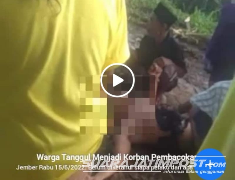 Viral Video Warga di Jember Korban Dibacok Diunggah di Sosmed