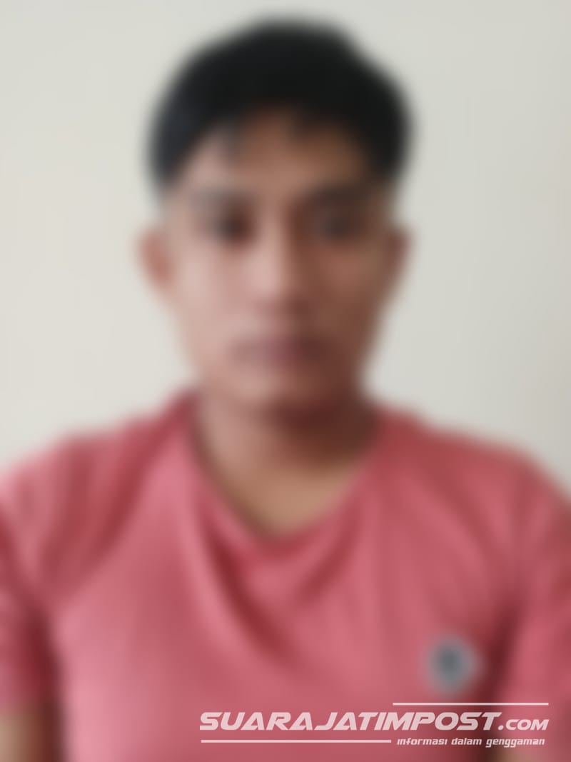 Pelaku yang diduga pengedar sabu di Trowulan Mojokerto