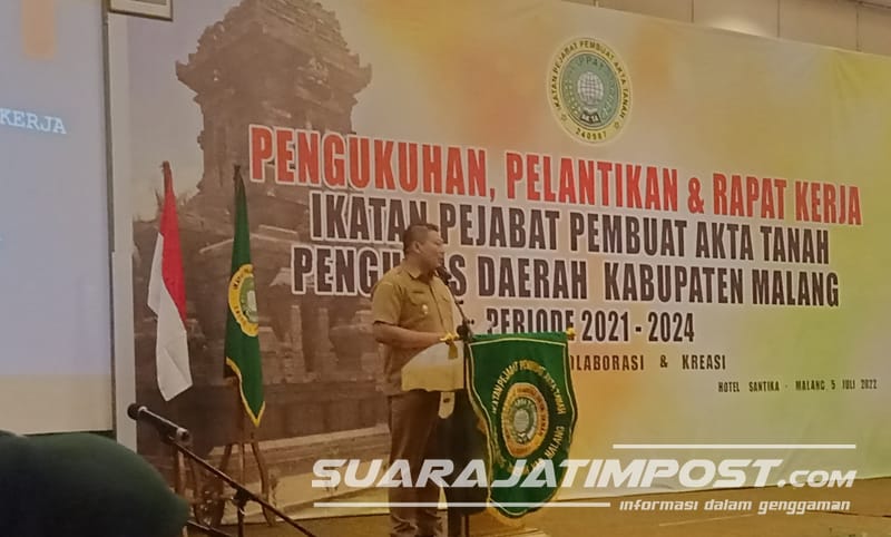 Percepatan Program PTSL Di Kabupaten Malang Berkontribusi Pada PPAT, Begini Penjelasan Wabup Malang