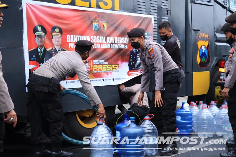 Krisis Air Bersih di Jember, Forkompimda Luncurkan Bantuan