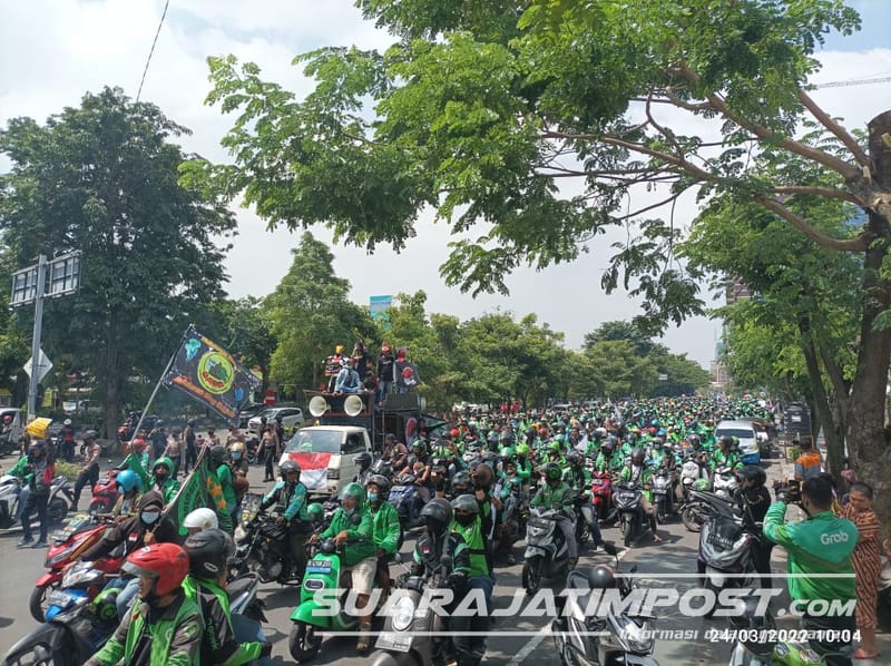 24 Agustus, Ribuan Driver Online FRONTAL Jatim akan Gelar Aksi Demo Damai Lagi di Surabaya