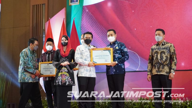 Pemkab Sidoarjo Dikado Penghargaan Kinerja Pencapaian IRL Pada BIAN Tahum 2022