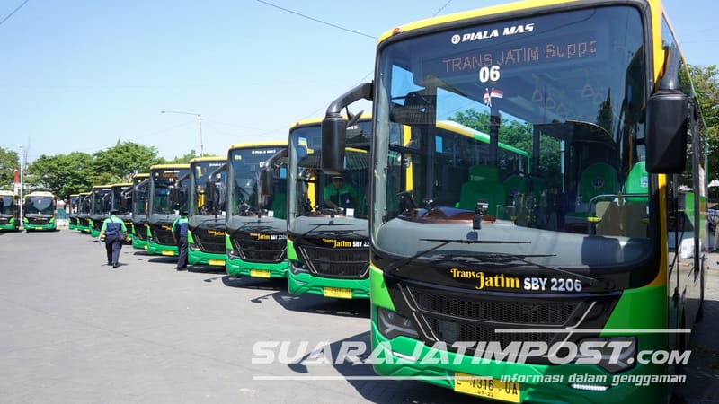 Gubernur Khofifah Resmi Luncurkan Bus Trans Jatim