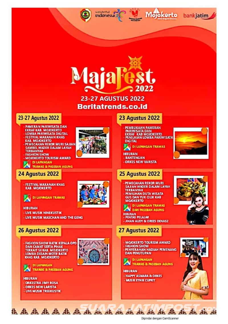 Beragam event di Majafest 2022, Trawas