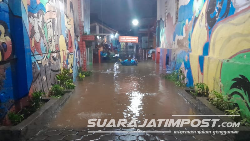 Hujan 2 Jam, Wilayah Kota Banyuwangi Dikepung Banjir