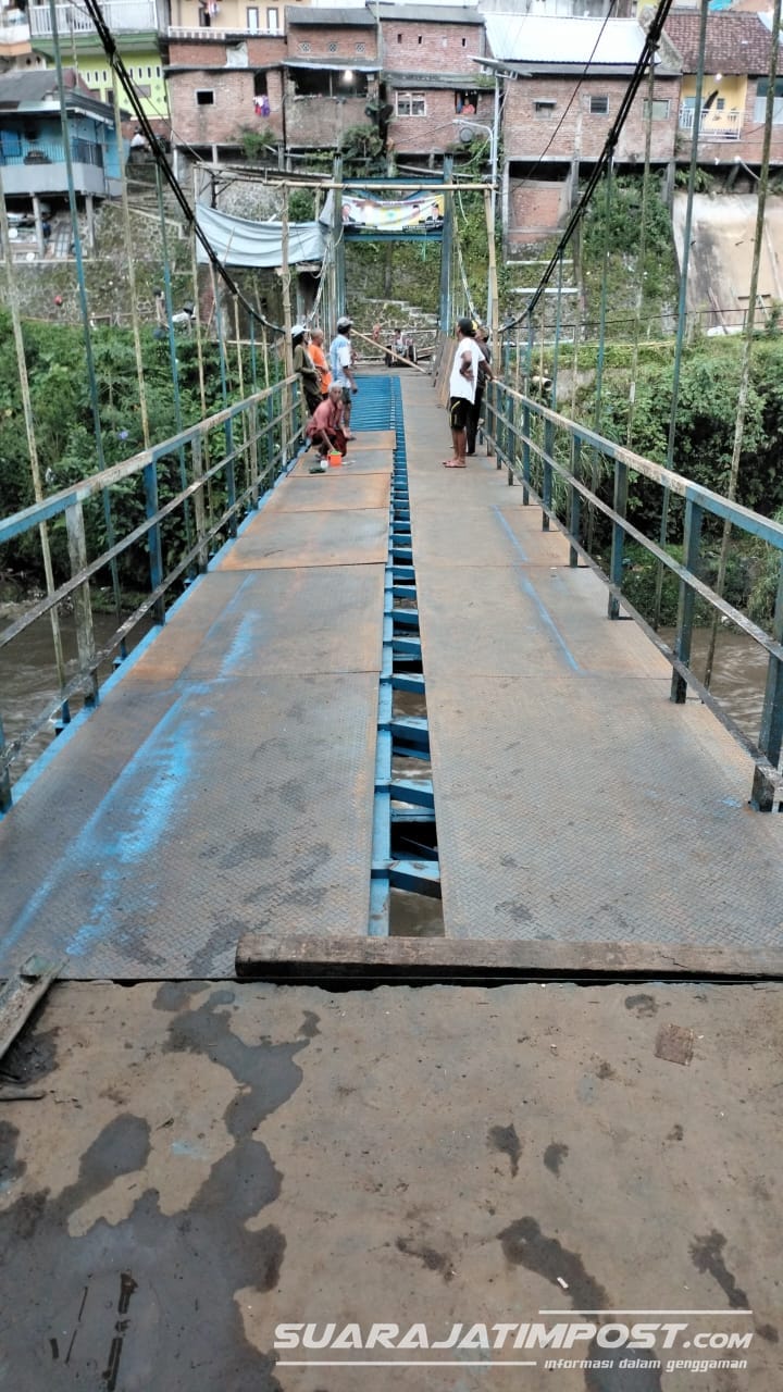 Perbaikan Jembatan Mergosono Belum Rampung, Ini Jawaban Dinas