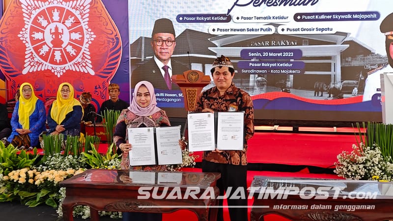 Perjanjian Diskopukmperindag Kota Mojokerto, Ani Wijaya dengan Kementerian Perdagangan RI
