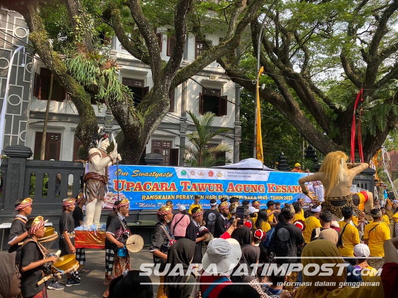 Peringati Nyepi, Kirab Ogoh-Ogoh Digelar di Kota Malang