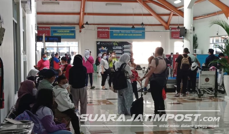 Begini Catatan Arus Balik Mudik di Bandara Abdurachman Saleh Malang
