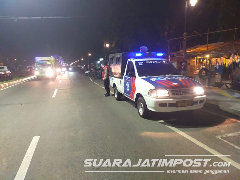 Antisipasi Balap Liar dan Kejahatan Jalanan, Polres Mojokerto Kota Awasi Dua Jalan Ini