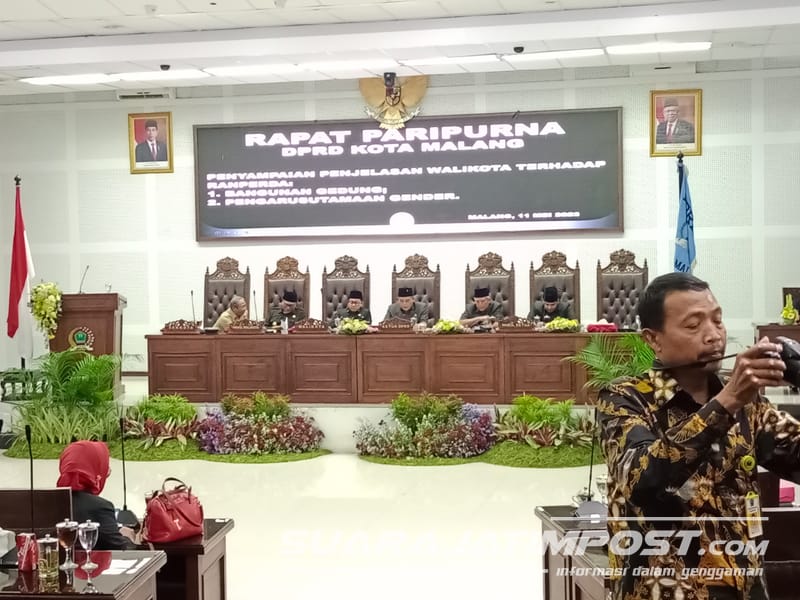 Paripurna DPRD Kota Malang: Ranperda Bangunan Gedung dan Pengarusutamaan Gender