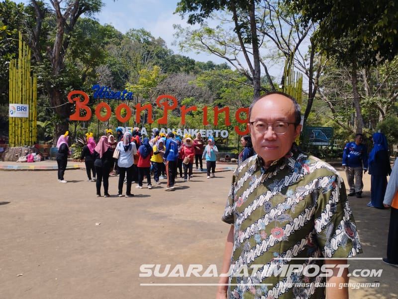 Kadinkes Kabupaten Malang Ajak 400 Kader Posyandu Wisata di Boonpring 