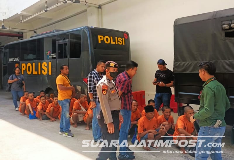 Bikin Onar di Jember, 21 Pesilat Dikirim Ke Polda Jatim