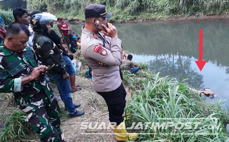 Diduga Terjatuh, Jasad Pria di Jember Ditemukan Mengambang di Sungai 
